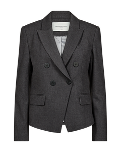 CMTAILOR - DOUBLE BREASTED SHORT BLAZER IN GREY