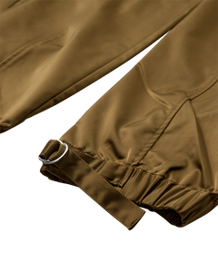 CMTINO - HIGH-WAISTED PANTS IN KHAKI GREEN