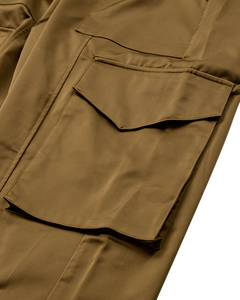 CMTINO - HIGH-WAISTED PANTS IN KHAKI GREEN