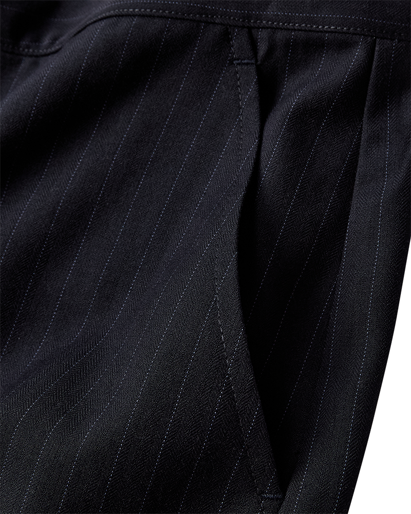 CMSTINA - HIGH-WAISTED TROUSERS IN BLUE