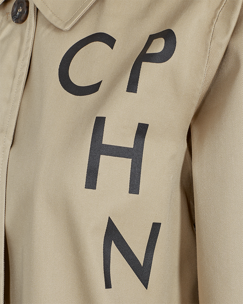 Cmplot - jas met logo in beige