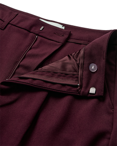 CMTAILOR - Broek met hoge taille in rood