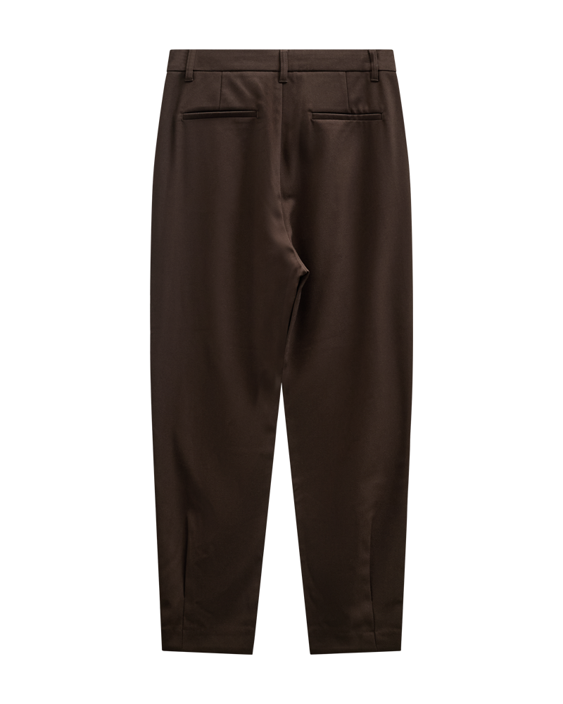 CMTailor - broek met hoge taille in bruin