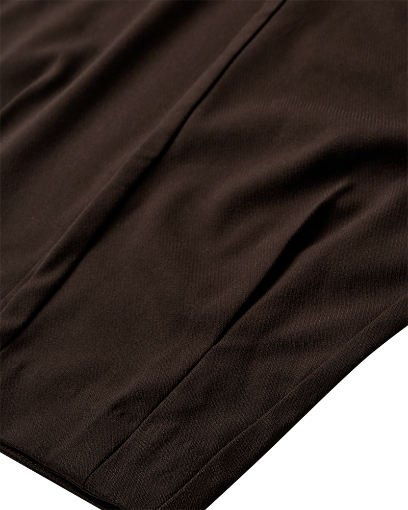 CMTailor - broek met hoge taille in bruin