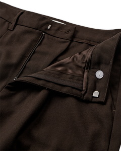 CMTailor - broek met hoge taille in bruin