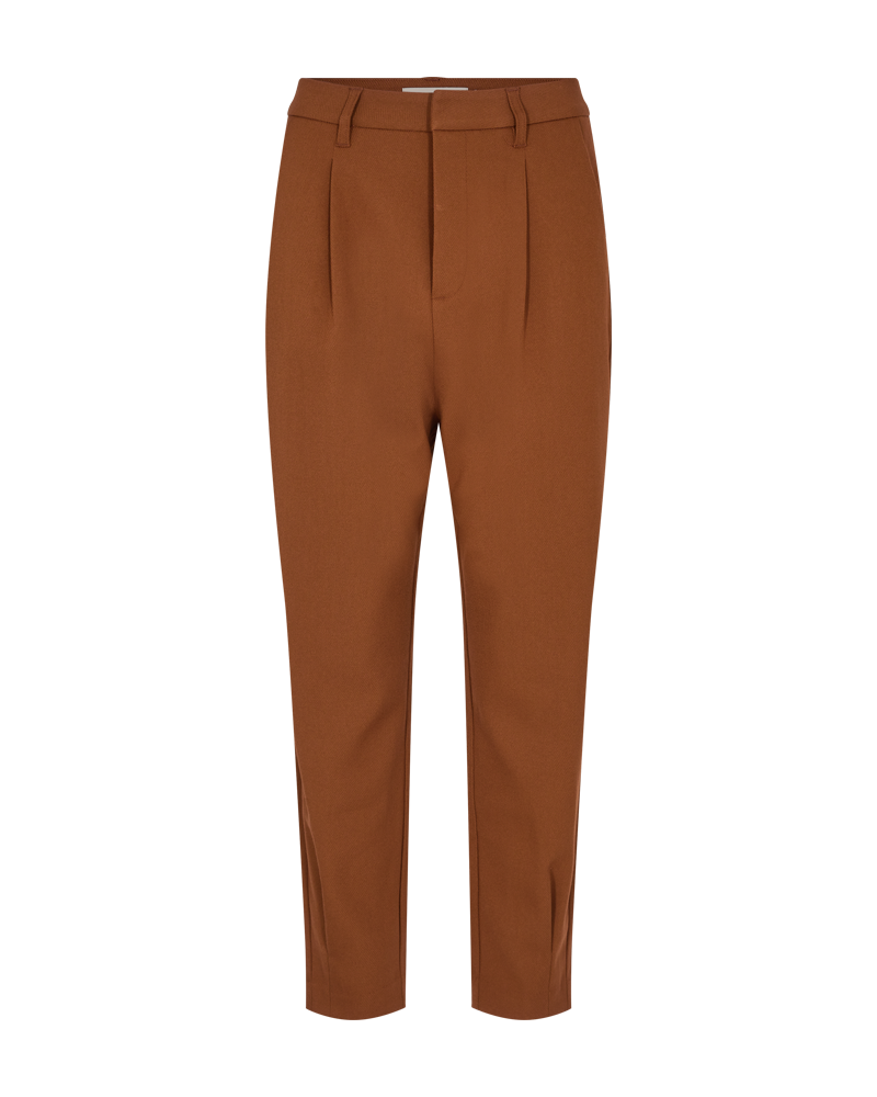CMTAILOR - ANKLE PANTS IN BROWN