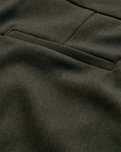 CMTAILOR - HIGH WAISTED ANKLE TROUSERS IN GREEN