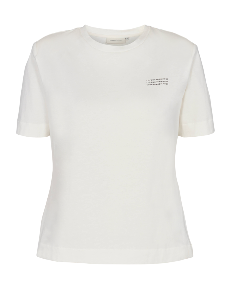 CMMUSE - T-SHIRT IN WHITE,OFF-WHITE