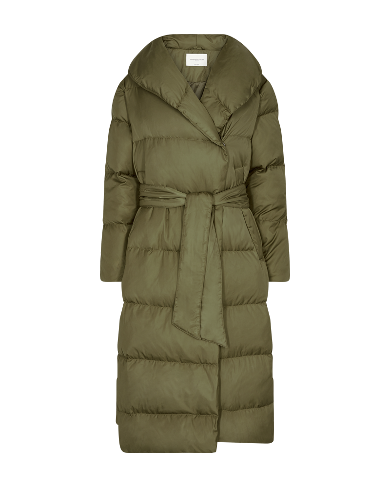 Cmmicco-collar-jacket in groen