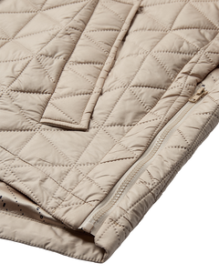 CMNET - SHORT WADDED WAISTCOAT IN BEIGE