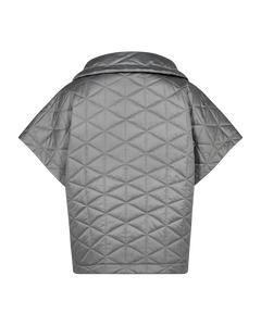 CMNET - SHORT WADDED WAISTCOAT IN GREY