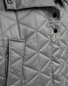 CMNET - SHORT WADDED WAISTCOAT IN GREY