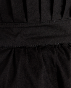 CMMACHA - SHIRT WITH RUFFLES IN BLACK
