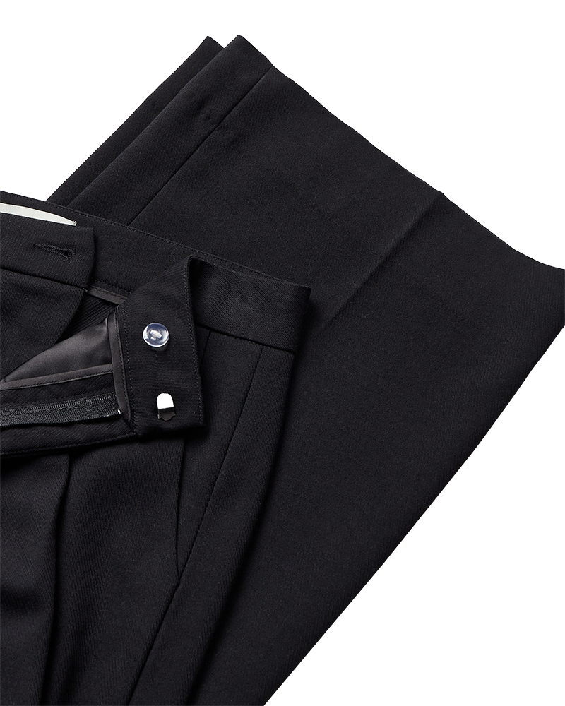 CMTAILOR - WIDE PANTS IN BLACK