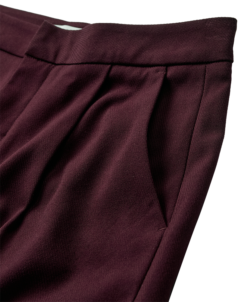 CMTAILOR - HIGH-WAISTED PANTS IN RED