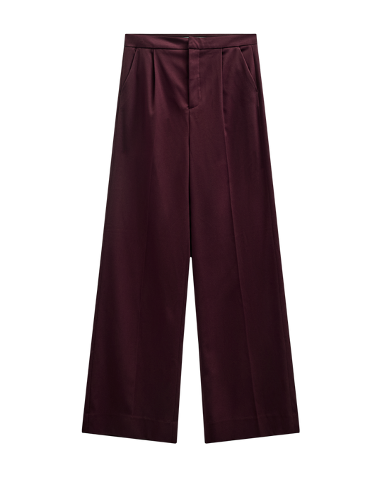 CMTAILOR - Broek met hoge taille in rood