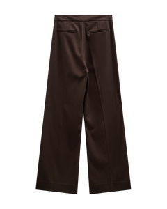 CMTAILOR - HIGH-WAISTED PANTS IN BROWN