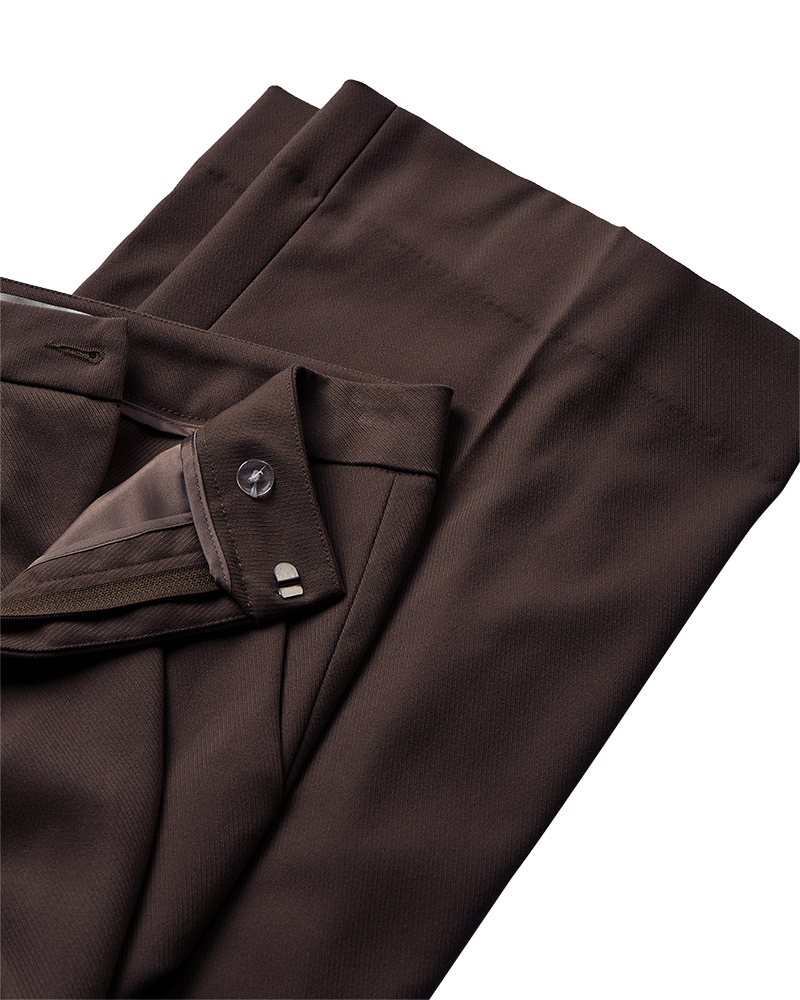 CMTAILOR - WIDE PANTS IN BROWN