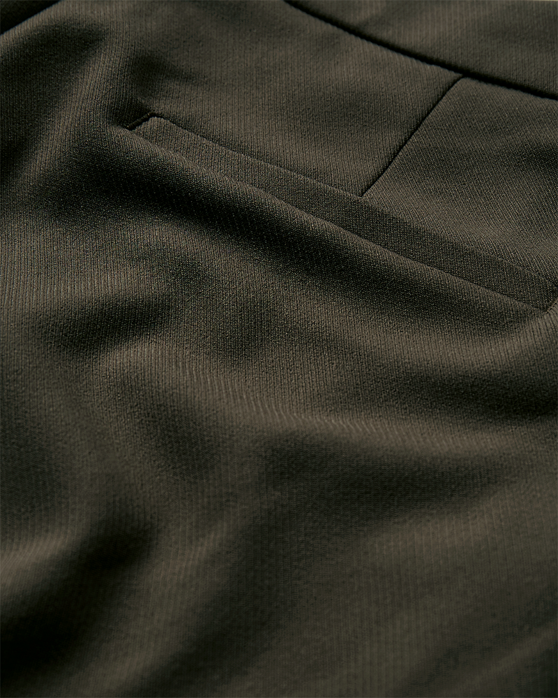 CMTAILOR - HIGH WAISTED TROUSERS WITH WIDTH IN GREEN