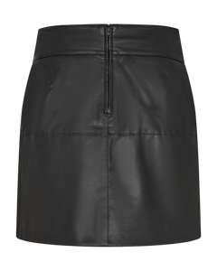 Cmroyal - leren rok in zwart