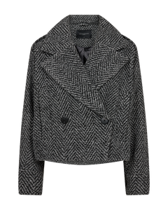 CMELIZZABETH - COAT IN BLACK