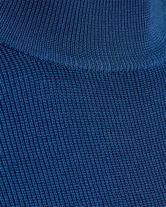 Cmnatacha - rib gebreide blouse in blauw