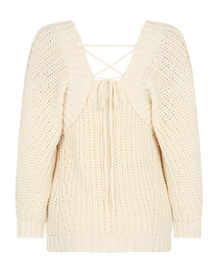 Cmevie - Knittet -pullover in wit, gebroken wit