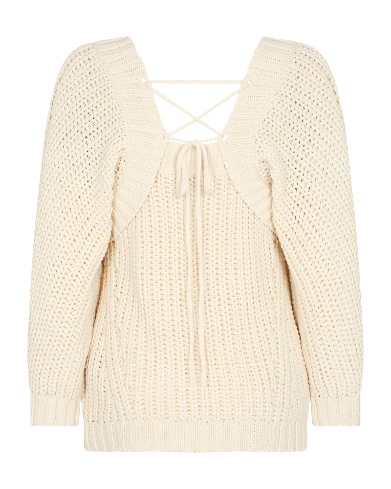 Cmevie - Knittet -pullover in wit, gebroken wit