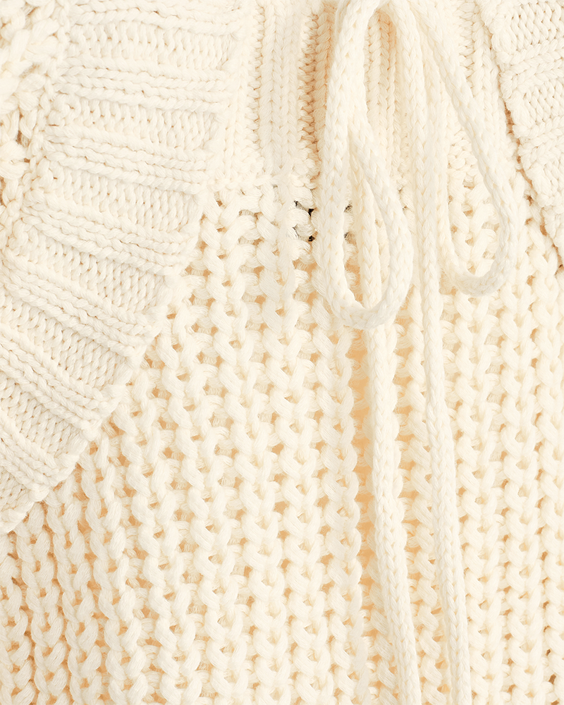 Cmevie - Knittet -pullover in wit, gebroken wit