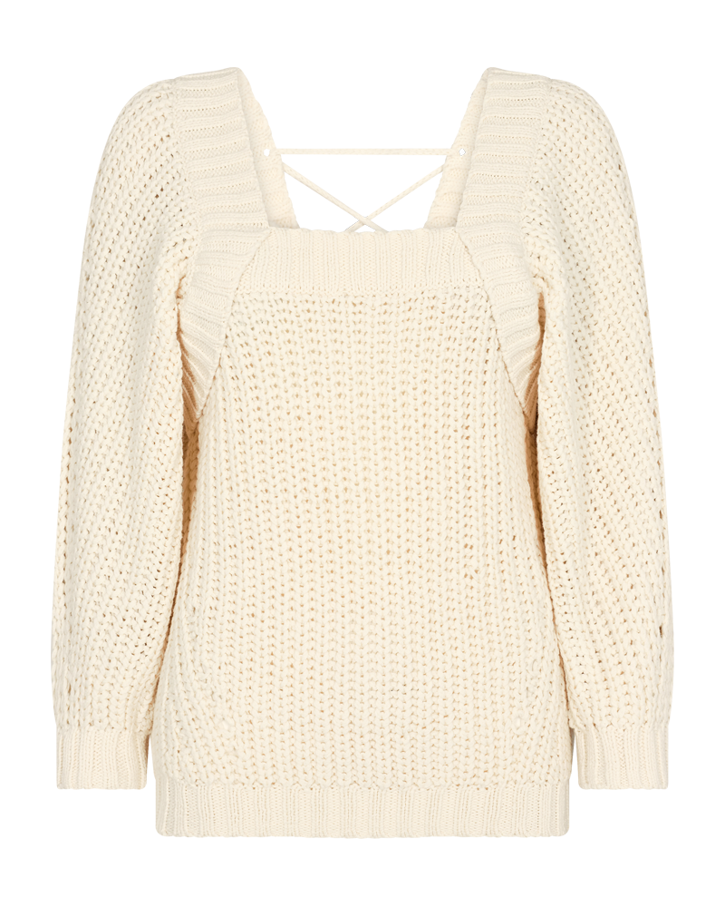Cmevie - Knittet -pullover in wit, gebroken wit