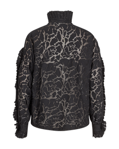 CMVALLIS - SHIRT WITH PATTERN IN BLACK