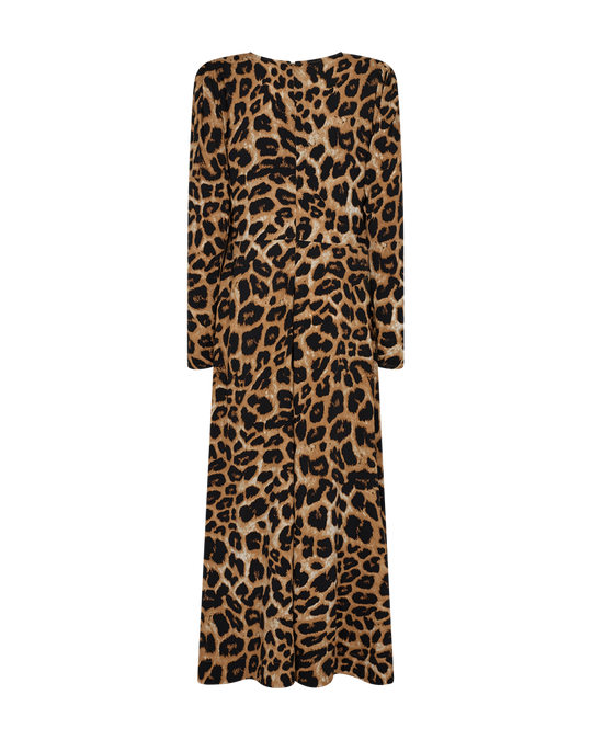 Cmmerry - jurk met afdrukken in beige