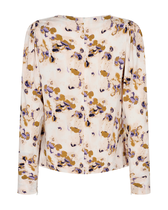 Cmmerry - blouse met afdrukken in wit