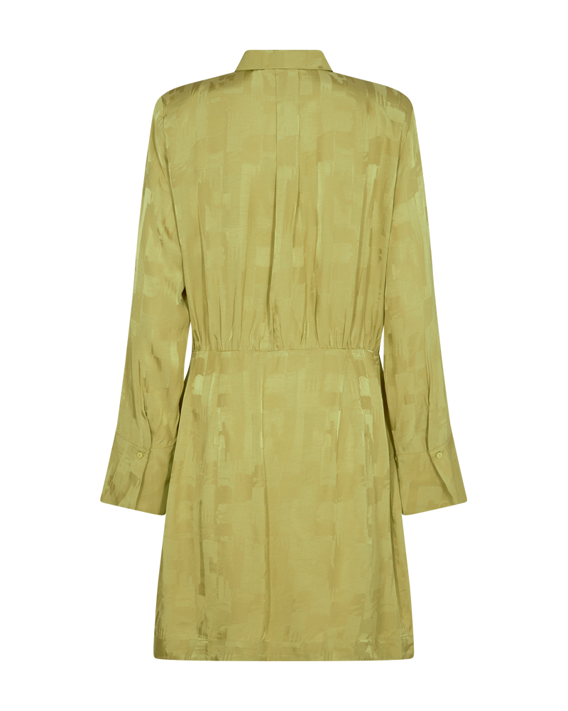 CMMARYLINA - DRESS WITH PATTERN IN GREEN