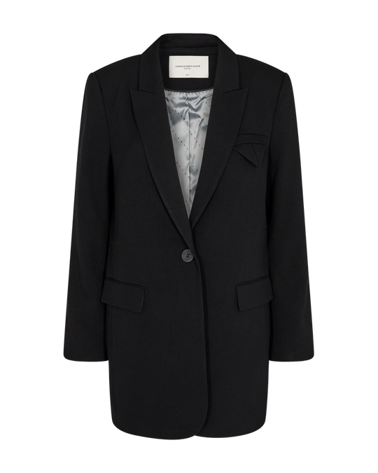 CMTailor - Lange blazer in het zwart