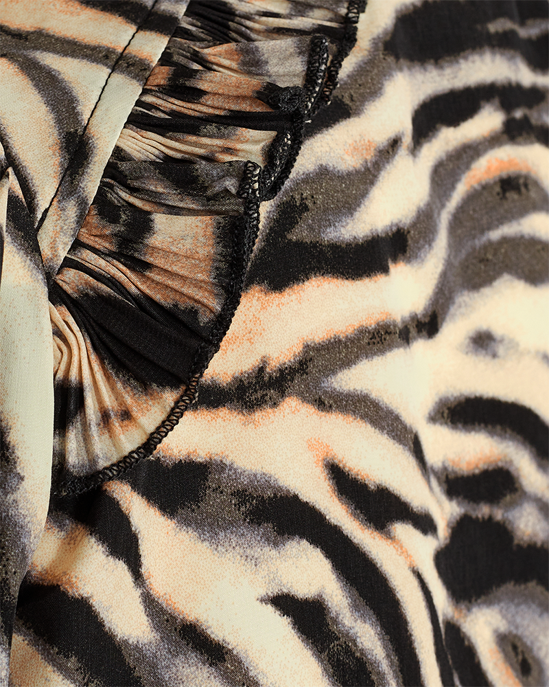 CMFRILL - SHIRT WITH PRINT IN BLACK AND GREY