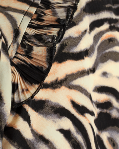 CMFRILL - SHIRT WITH PRINT IN BLACK AND GREY