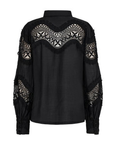 CMMOLLY - SHIRT WITH BLONDES IN BLACK
