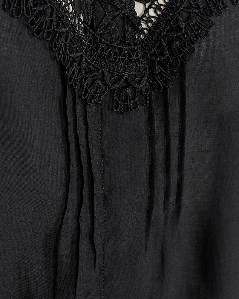 CMMOLLY - SHIRT WITH BLONDES IN BLACK