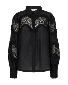 CMMOLLY - SHIRT WITH BLONDES IN BLACK