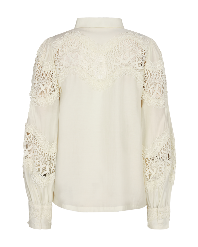 CMMOLLY - SHIRT WITH BLONDES IN WHITE,OFF-WHITE