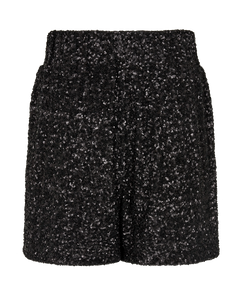 CM Volgende - Shorts met pailletten in zwart