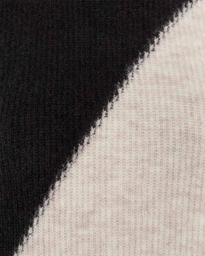 CMIBRA - gebreide monochrome pullover in grijs