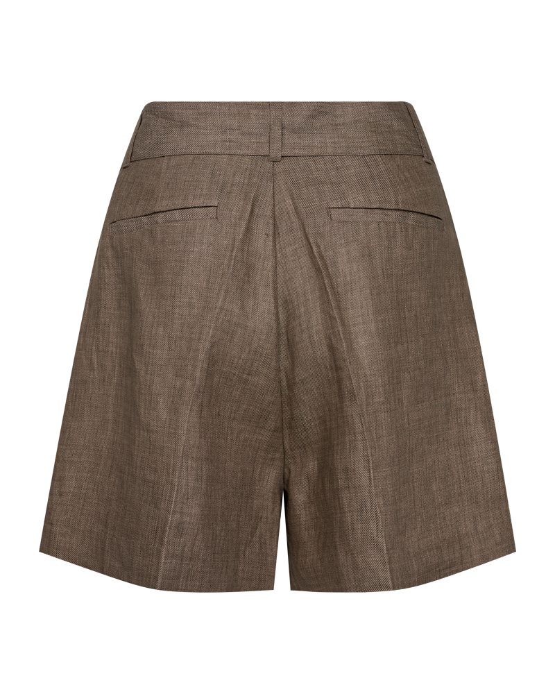 Cmnature - linnen shorts in bruin
