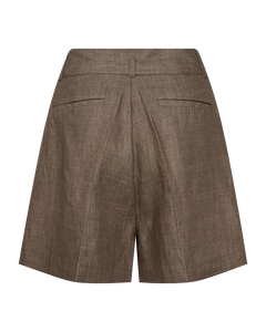 Cmnature - linnen shorts in bruin