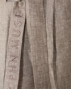 Cmnature - linnen shorts in beige
