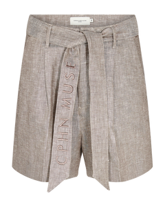 Cmnature - linnen shorts in beige
