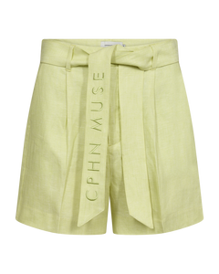 Cmnature - linnen shorts in groen