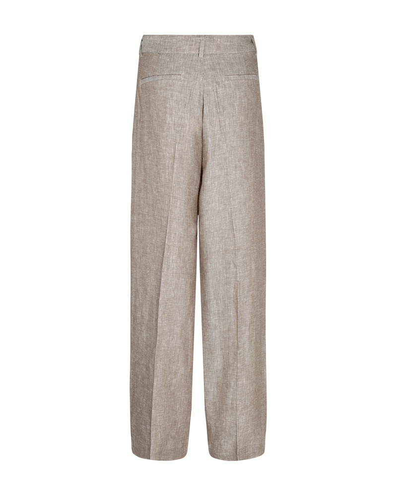 Cmnature - linnen broek in beige