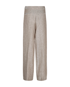 Cmnature - linnen broek in beige